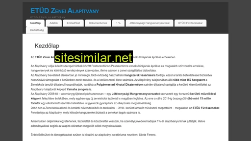 etudalapitvany.hu alternative sites