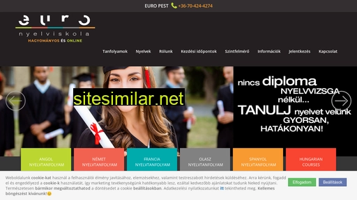 euro-nyelviskola.hu alternative sites
