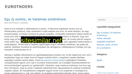 eurotenders.hu alternative sites