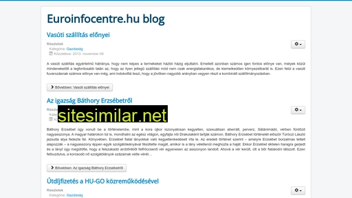 euroinfocentre.hu alternative sites