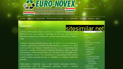 euronovex.hu alternative sites