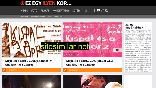 ezegyilyenkor.hu alternative sites