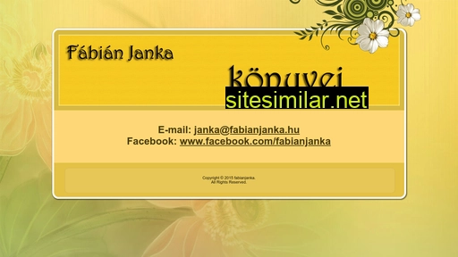 fabianjanka.hu alternative sites