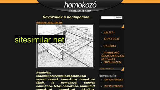 fahomokozo.hu alternative sites