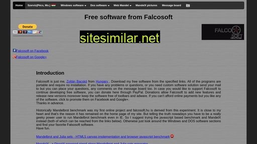 falcosoft.hu alternative sites