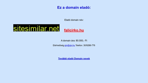 falicirko.hu alternative sites