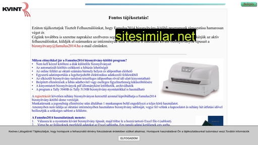 famulus2014.hu alternative sites