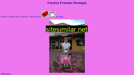 Fazekasfruzsina similar sites