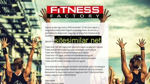 fitnessfactory.hu alternative sites