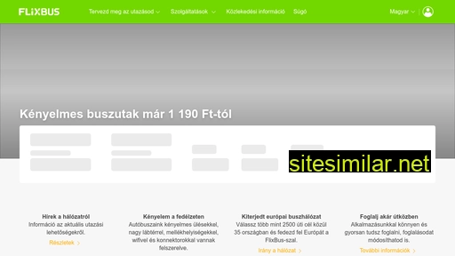flixbus.hu alternative sites
