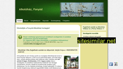 fonyodialkotohaz.hu alternative sites