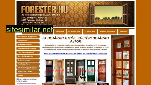 forester.hu alternative sites