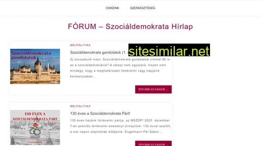 forumonline.hu alternative sites