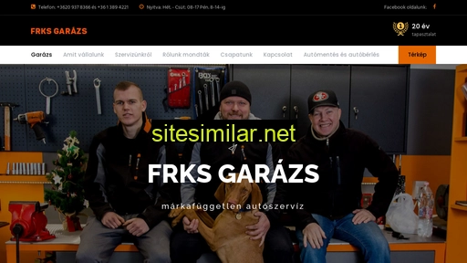 frksgarazs.hu alternative sites