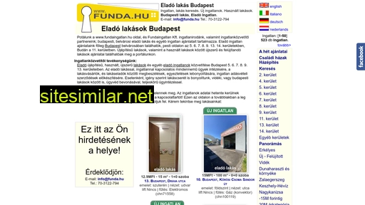 fundaingatlan.hu alternative sites