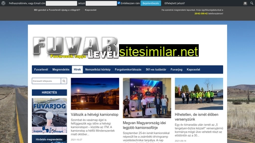 fuvarlevel.hu alternative sites