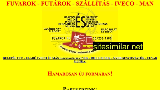 fuvarok.hu alternative sites