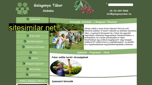 galagonyatabor.hu alternative sites