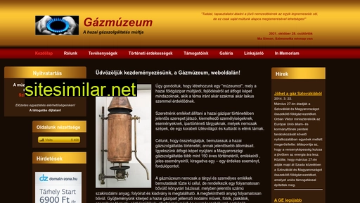 gazmuzeum.hu alternative sites