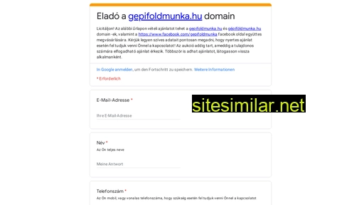 gepifoldmunka.hu alternative sites