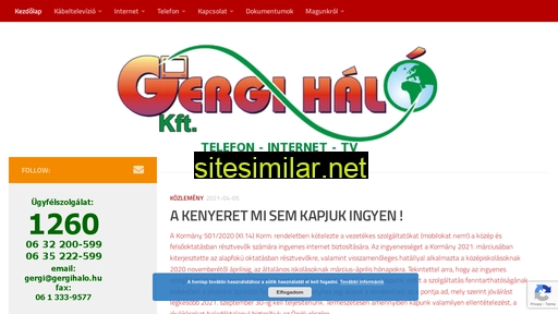 gergihalo.hu alternative sites