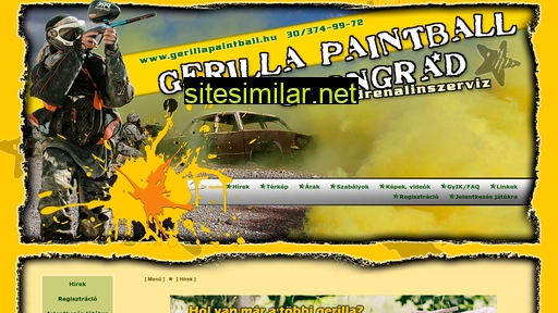 gerillapaintball.hu alternative sites