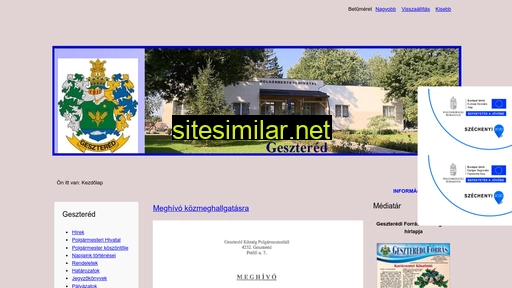 gesztered.hu alternative sites