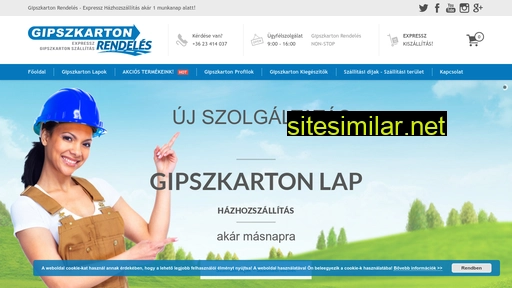 gipszkartonrendeles.hu alternative sites