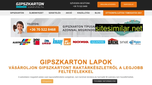 gipszkartonszakaruhaz.hu alternative sites