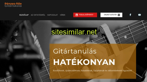 gitariskola.hu alternative sites