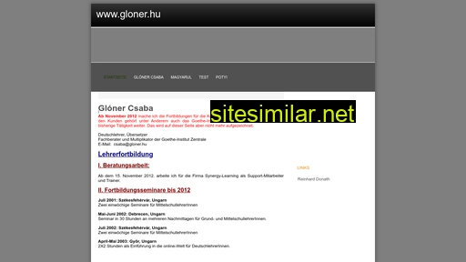Gloner similar sites