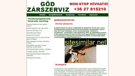 godzarszerviz.hu alternative sites