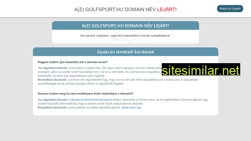 golfsport.hu alternative sites
