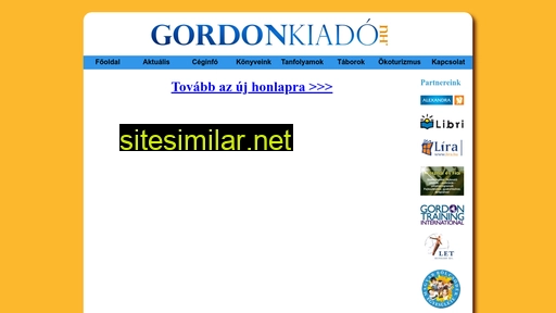 gordonkiado.hu alternative sites