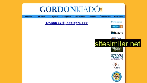 gordonmodszer.hu alternative sites