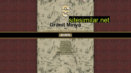 granitminya.hu alternative sites