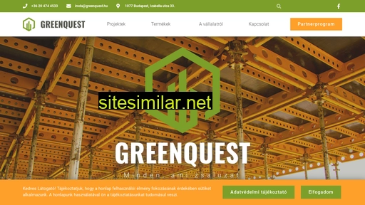 greenquest.hu alternative sites