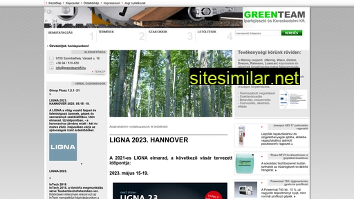 greenteamkft.hu alternative sites
