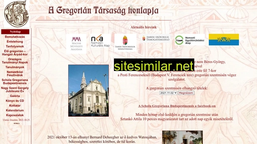 gregoriantarsasag.hu alternative sites