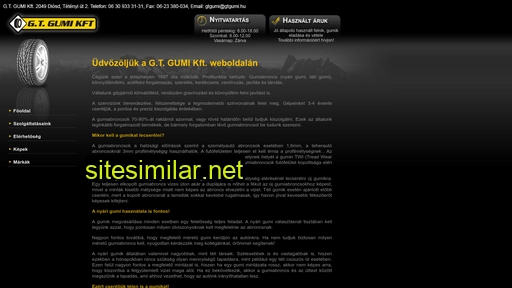gtgumi.hu alternative sites