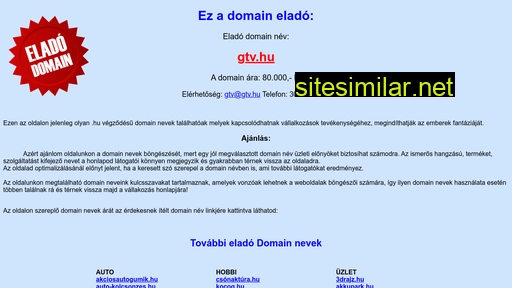 gtv.hu alternative sites