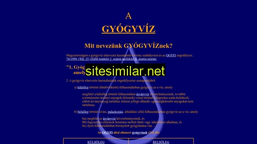 gyogyviz.hu alternative sites