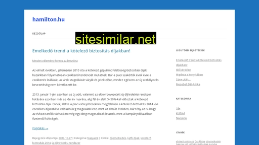 hamilton.hu alternative sites