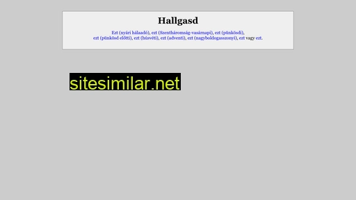 hangtarolo.hu alternative sites