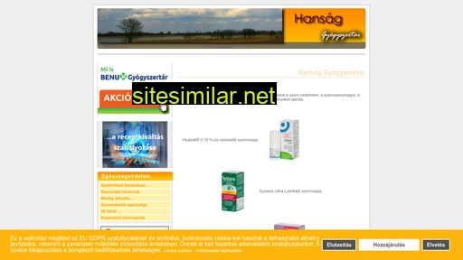 hansag-gyogyszertar.hu alternative sites