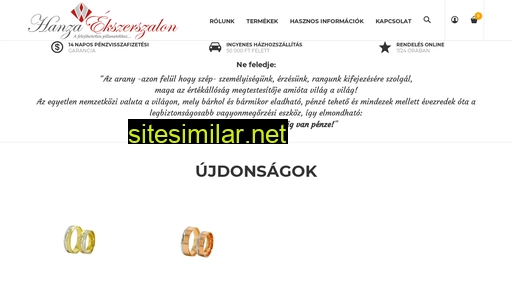 hanzaekszer.hu alternative sites