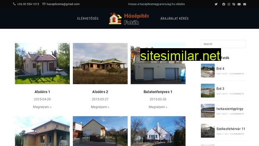 hazepitesfotok.hu alternative sites