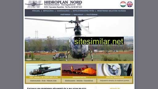 hidroplannord.hu alternative sites