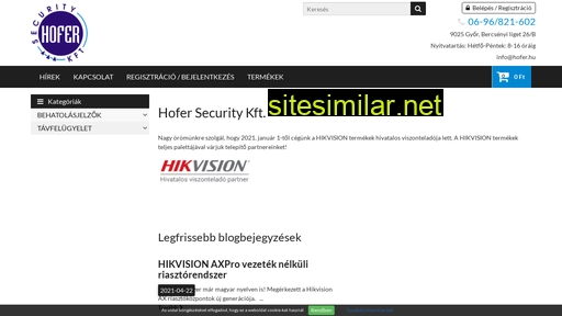 hofersecurity.hu alternative sites