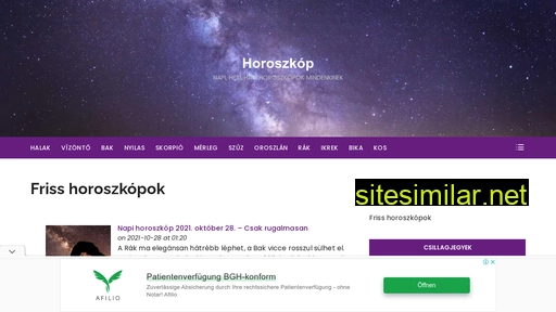 horoszkop.co.hu alternative sites